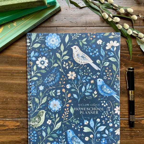 Homeschool Planner - Undated Yearly, Monthly & Weekly Homeschool Organizer | Birdsong