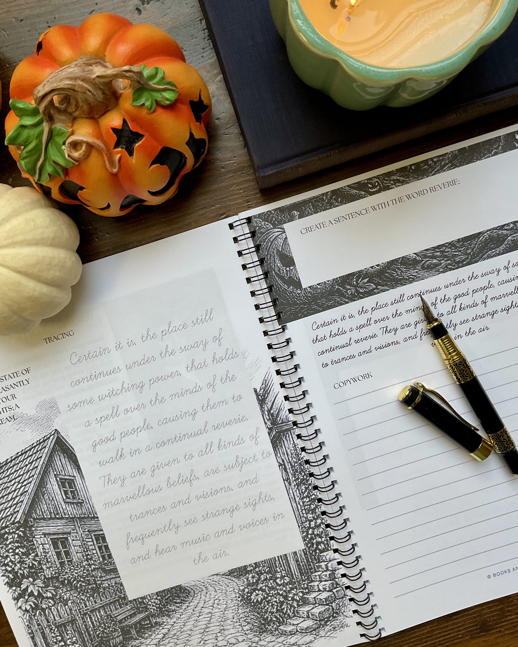 The Legend of Sleepy Hollow Cursive Copywork | Quill & Lines Handwriting - Image 3