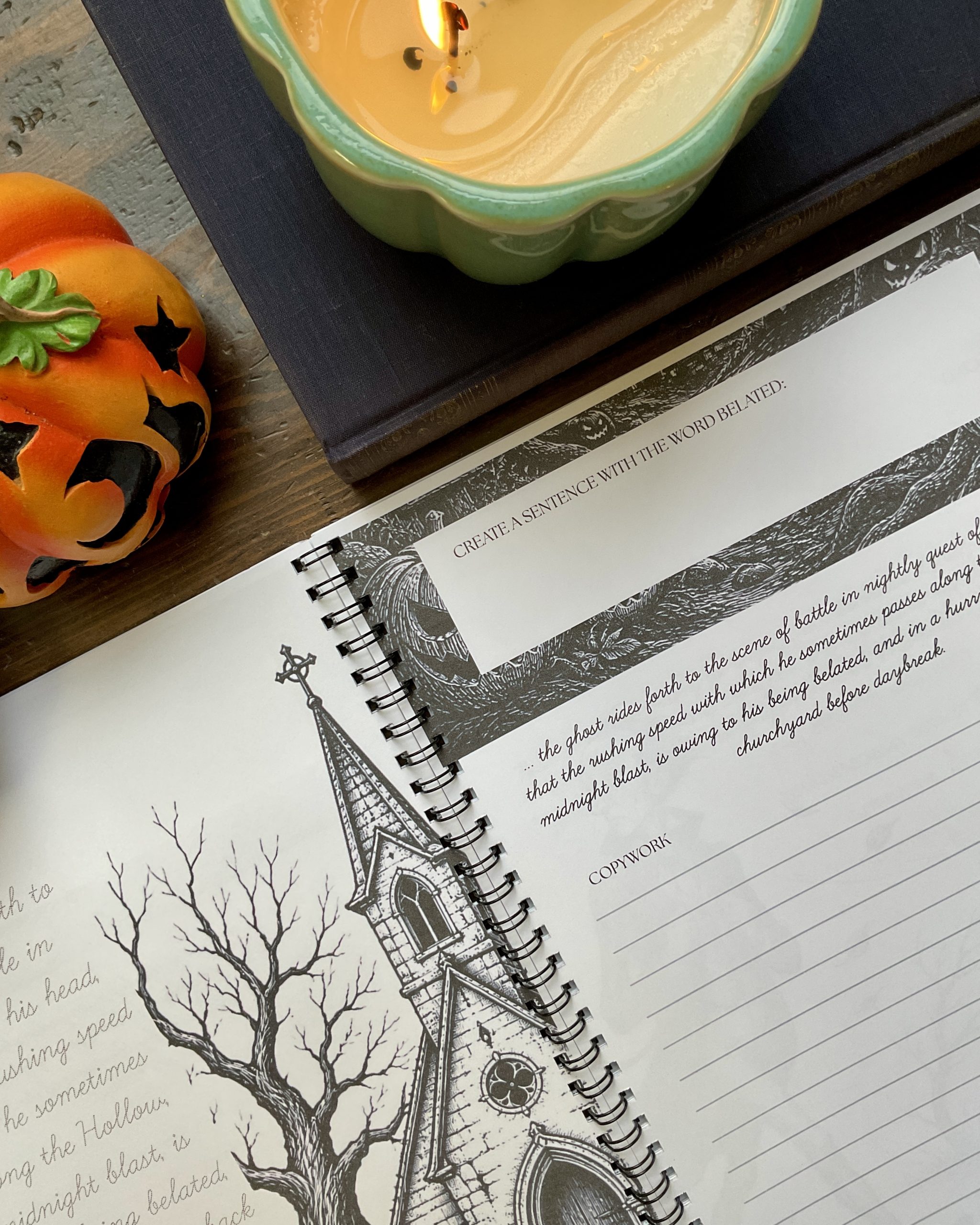 The Legend of Sleepy Hollow Cursive Copywork | Quill & Lines Handwriting - Image 5