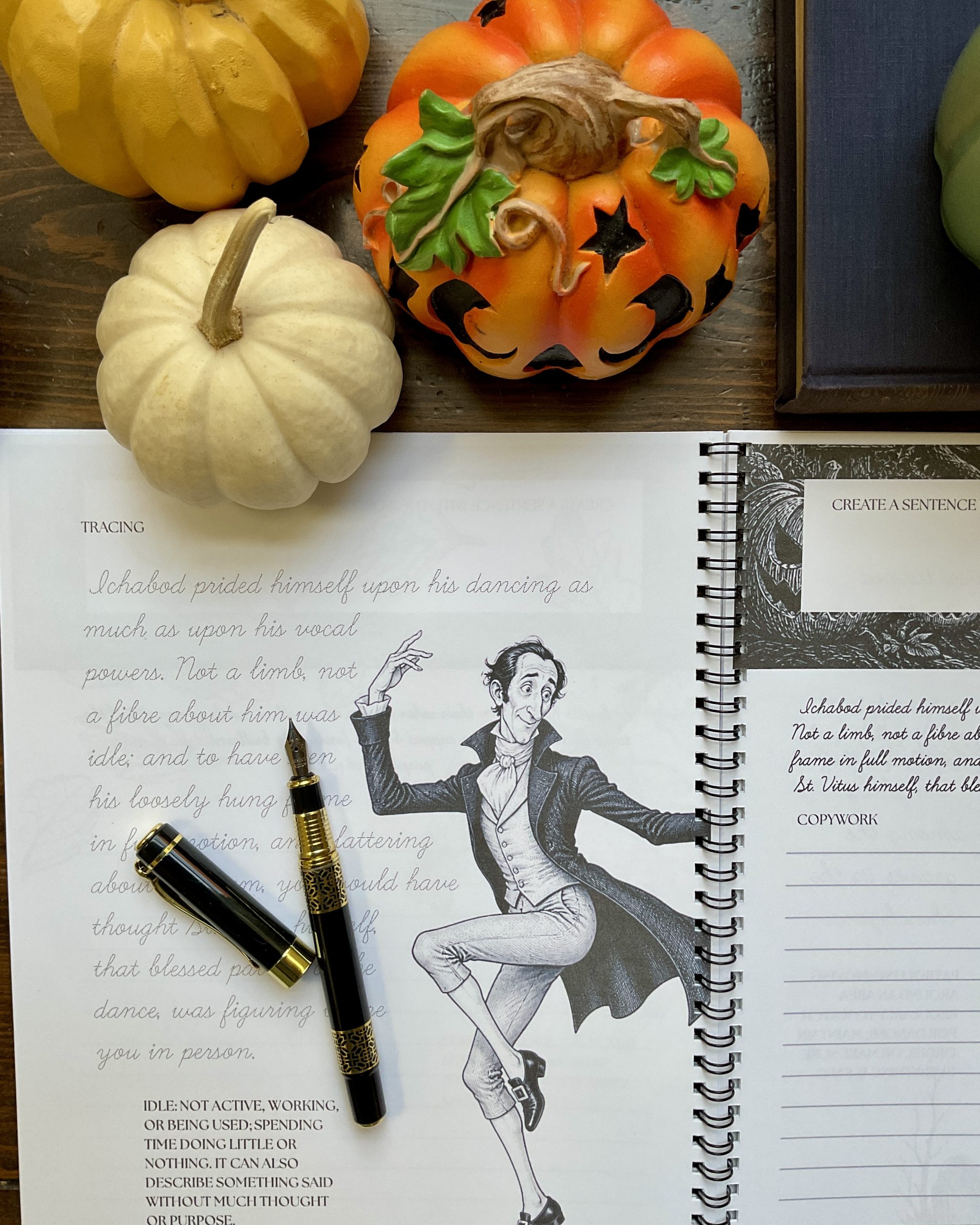 The Legend of Sleepy Hollow Cursive Copywork | Quill & Lines Handwriting - Image 7