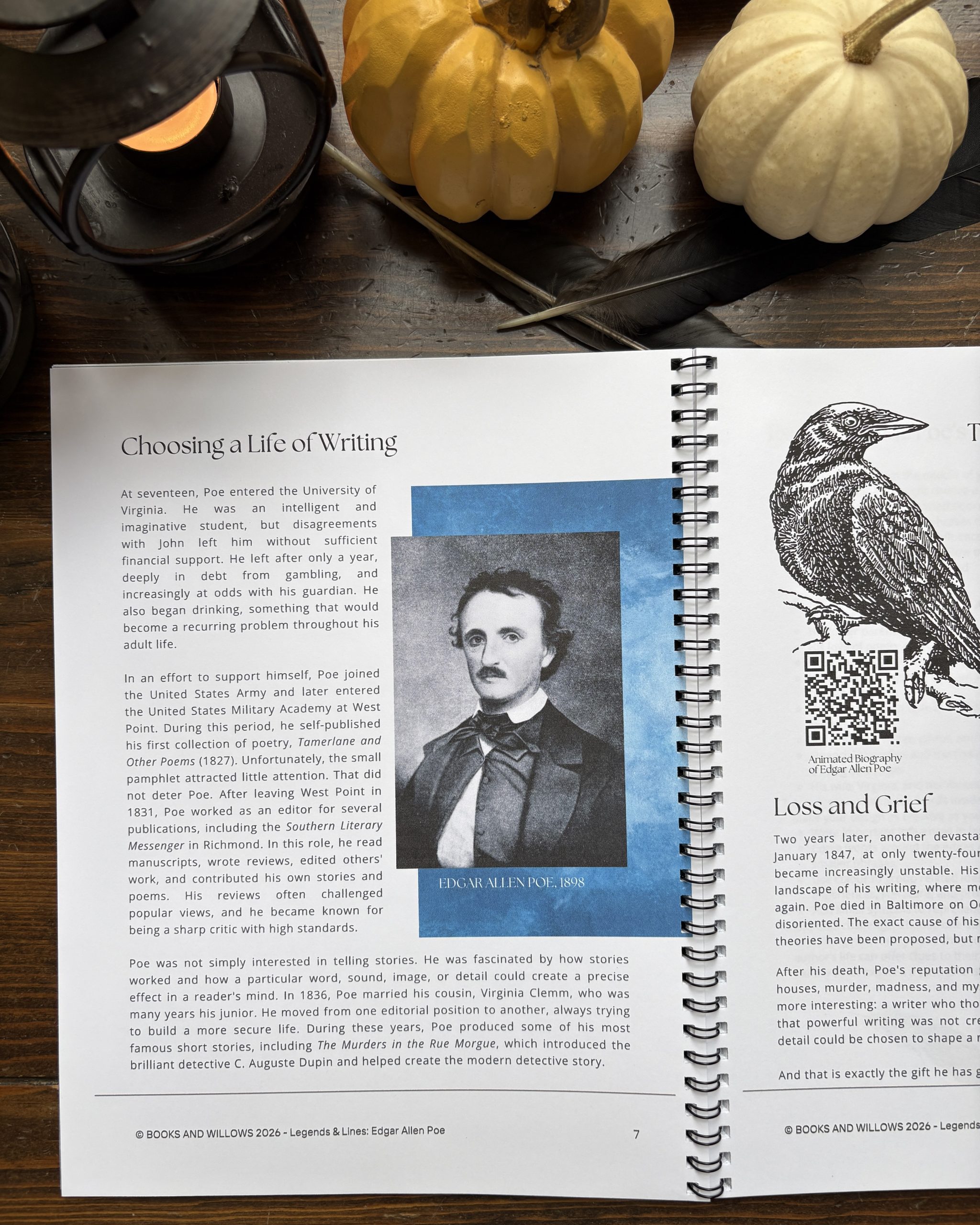 Edgar Allan Poe - The Raven Writing Unit & Author Study | Legends and Lines - Image 2